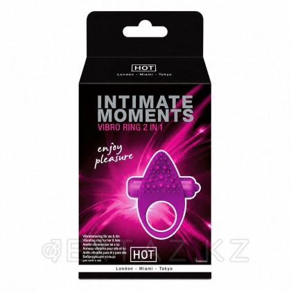Стимулирующее виброкольцо 2 в 1 Intimate Moments от HOT от sex shop Extaz фото 2