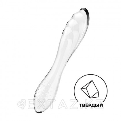 Стеклянный фаллоимитатор Satisfyer Dazzling Crystal (18,2×3,6 см) прозрачный от sex shop Extaz