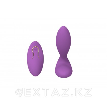 Вибростимулятор клитора и точки G с пультом ДУ (фиолетовый) от sex shop Extaz фото 5