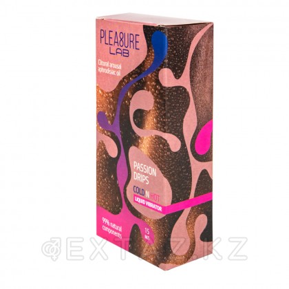 Жидкий Вибратор с Афродизиаком Pleasure Lab Passion Drips Cold n Hot 15 мл от sex shop Extaz фото 6