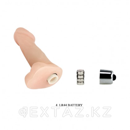 Мини вибратор с мошонкой (12,5 * 2,5 см.) от sex shop Extaz фото 4