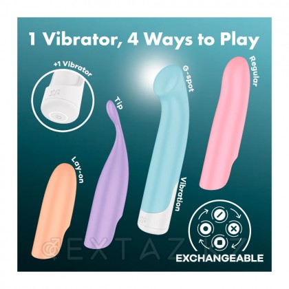 Вибропуля с 3 насадками Satisfyer Playful Four от sex shop Extaz фото 2