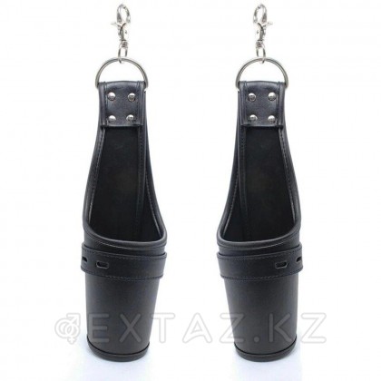 Наручники с кольцом для фиксации от sex shop Extaz фото 4