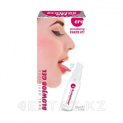 Интимный увлажняющий гель для орального секса со вкусом клубники Ero, 50 мл от sex shop Extaz фото 2