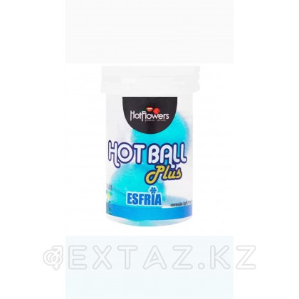 Лубрикант HOT BALL PLUS на масляной основе в виде двух шариков с охлаждающим эффектом от sex shop Extaz фото 2