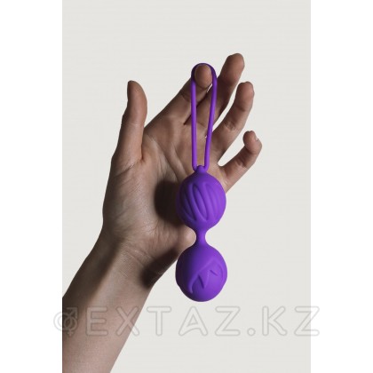 Вагинальные шарики Geisha Lastic Ball фиолетовые от Adrien Lastic (размер S) от sex shop Extaz фото 4