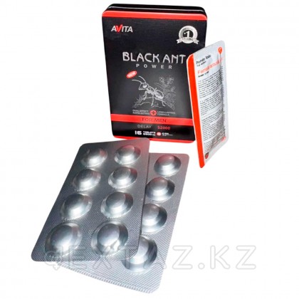 Препарат для продления и улучшения эрекции Black ant power Avita от sex shop Extaz