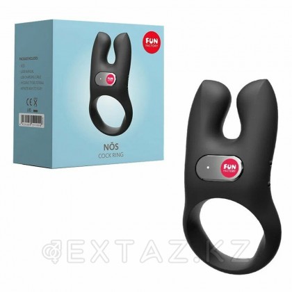 Эрекционное кольцо с вибрацией Nōs от Fun Factory (черное) от sex shop Extaz