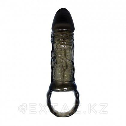 Насадка-удлинитель Breyden черная (15,5×3,2 см) от sex shop Extaz фото 3