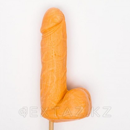 Карамель на палочке «Мега Мистер», оранжевый, 140 г от sex shop Extaz фото 3