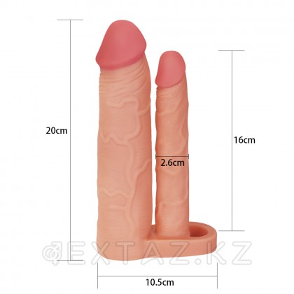 Насадка Pleasure X Tender Double Penis от sex shop Extaz фото 6