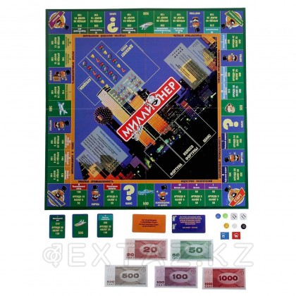 Настольная игра «Миллионер-элит», твёрдая коробка от sex shop Extaz фото 2