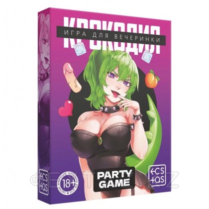 Игра для вечеринки «Крокодил», 50 карт, 18+ (розовая коробка) от sex shop Extaz фото 2