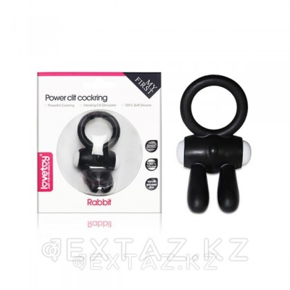 Эрекционное виброкольцо Power Rabbit clit cockring (черный) от sex shop Extaz фото 5