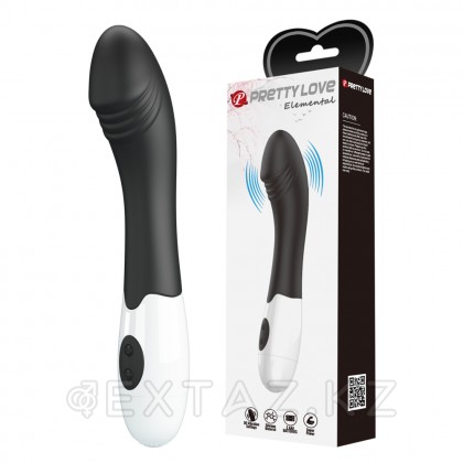 Вибратор Elemental (19 см) черный от sex shop Extaz