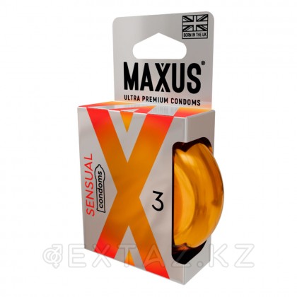 Презервативы MAXUS X-Edition Sensual, анатомическая форма, 3 шт от sex shop Extaz фото 2