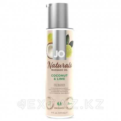 Массажное масло JO Naturals Кокос и Лайм, 120 мл от sex shop Extaz