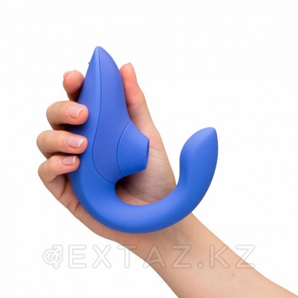Бесконтактный клиторальный стимулятор Womanizer Blend, голубой от sex shop Extaz фото 9