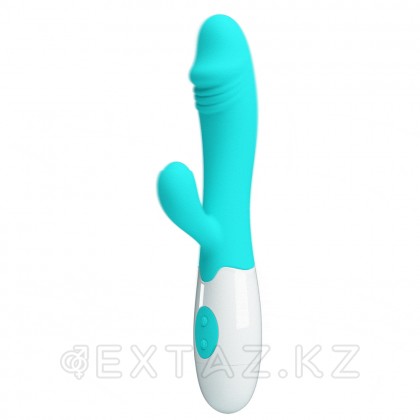 Бирюзовый вибратор-кролик Snappy (19) от sex shop Extaz фото 2