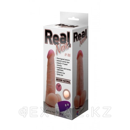 Вибромассажёр неоскин с выносным блоком в коробке REAL Next № 86 (21,5 см.) от sex shop Extaz фото 3