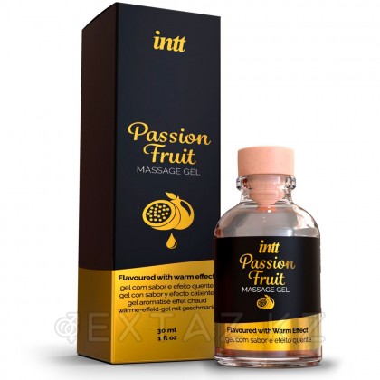 Intt Passion Fruit Massage Gel - Съедобный гель для интимного массажа, 30 мл (маракуйя) от sex shop Extaz фото 2