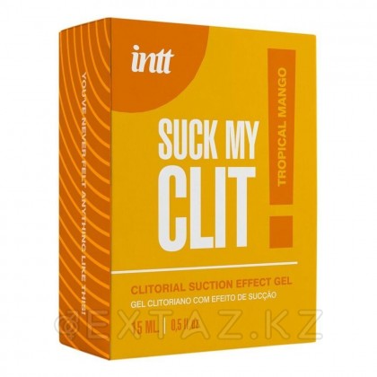 Гель-стимулятор Suck my clit INTT с эффектами всасывания, вибрации и охлаждения 15 мл (манго) от sex shop Extaz фото 4