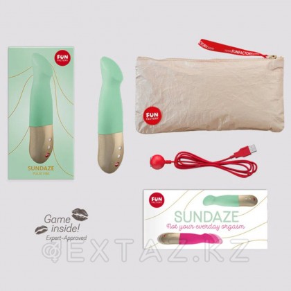 Пульсатор-вибратор SUNDAZE от Fun Factory (фисташковый) от sex shop Extaz фото 3