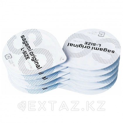SAGAMI Original 001 полиуретановые 10 шт L-Size от sex shop Extaz фото 3