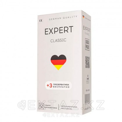 Презервативы EXPERT CLASSIC № 12+3 (классические), 12+3 шт. от sex shop Extaz