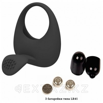 Эрекционное виброкольцо с дополнительной стимуляцией от sex shop Extaz фото 2