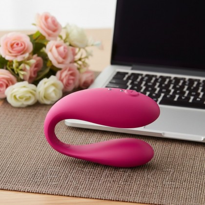 Вибратор для пар TWIN Pink с управлением через приложение от Amovibe от sex shop Extaz фото 9