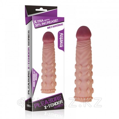 Насадка на пенис Pleasure X-TENDER (18*4,1) от sex shop Extaz фото 2