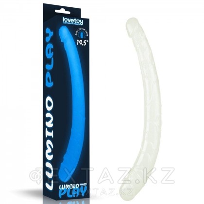 Двусторонний фаллоимитатор Lovetoy Lumino Play (37×3–3,8 см) от sex shop Extaz фото 11