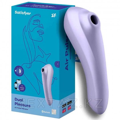 Вакуумно-волновой стимулятор клитора Satisfyer Dual Pleasure mauve от sex shop Extaz фото 5