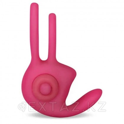 Эрекционное виброкольцо Power DUO clit cockring (розовый) от sex shop Extaz фото 7
