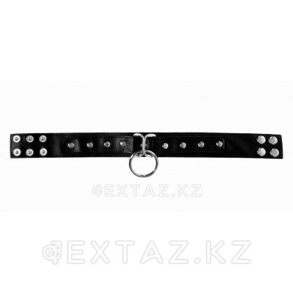 Short Чокер из экокожи и металла, 32-38 см от sex shop Extaz