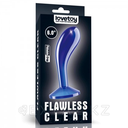 Массажер простаты Flawless Clear синий (15 см) от sex shop Extaz фото 5
