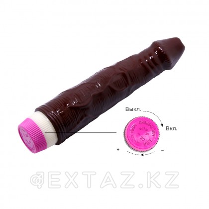 Вибратор реалистик черный (23 х 3,9) от sex shop Extaz фото 3