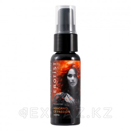 Гель Erotist с эффектом вибрации VOLCANO OF PASSION со вкусом винограда 25 мл от sex shop Extaz