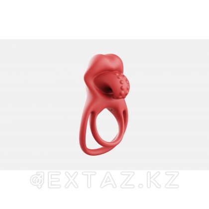 Эрекционное виброкольцо двойное со стимулятором клитора Lick it от sex shop Extaz