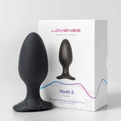 Анальная вибропробка Hush 2 второго поколения с управлением на расстоянии от Lovense (L: 57*150 Мм.) от sex shop Extaz фото 9