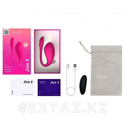 Виброяйцо We-Vibe Jive 2 с пультом ДУ и APP, розовое от sex shop Extaz фото 12