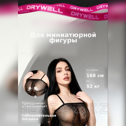Эротическая бодисетка с имитацией чулок Drywell (S-M) от sex shop Extaz фото 12