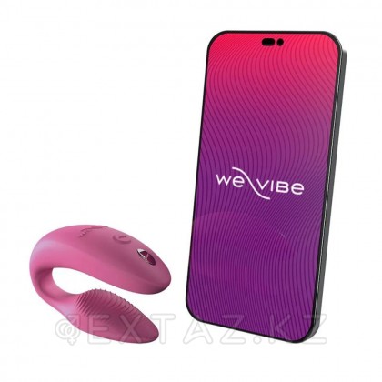 Вибратор для пар We-Vibe Sync 2 розовый (в комплекте батарейка для пульта) от sex shop Extaz фото 7