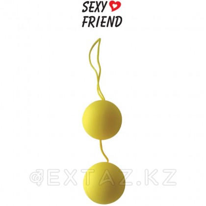 Sexy Friend Вагинальные шарики Balls желтые от sex shop Extaz