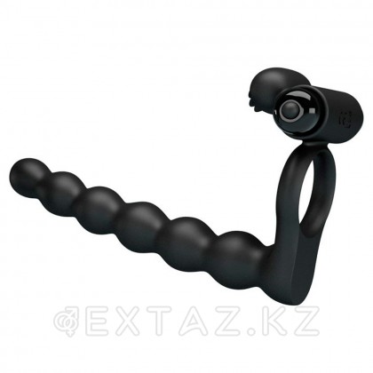 Эрекционное кольцо с вибропулей и анальным стимулятором от sex shop Extaz