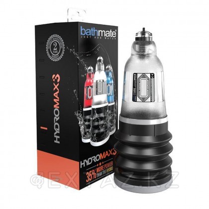 Гидропомпа Bathmate HYDROMAX-3 прозрачная от sex shop Extaz