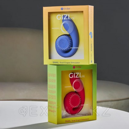 Двойной стимулятор точки G SVibe Snail GIZI Lite dragonfruit, розовый от sex shop Extaz фото 7