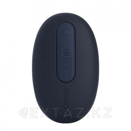 Анальная вибропробка Jordan темно-синяя с поступательными движениями от SVAKOM от sex shop Extaz фото 3