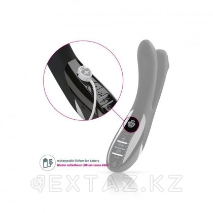 MYSTIM Вибратор с электростимуляцией Tingling Aparte eStim черный от sex shop Extaz фото 3